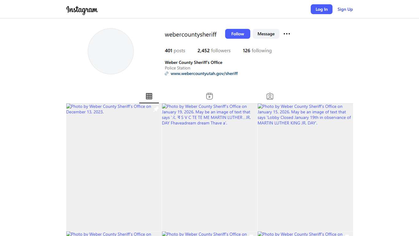 Weber County Sheriff's Office (@webercountysheriff) • Instagram photos and videos